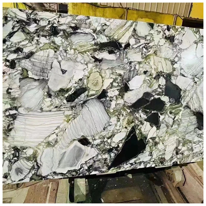 White Beauty Green Marble Slabs White Beauty Green Marble Slabs