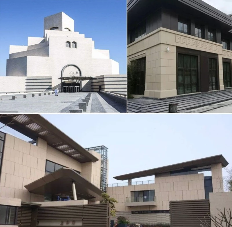 Moca Beige Limestone External Wall Cladding Tiles Moca Beige Limestone External Wall Cladding Tiles