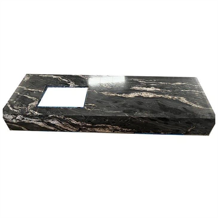 Cosmic Black Granit Vanity Bordplade