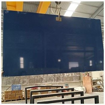 Blå Galaxy kvartsplade