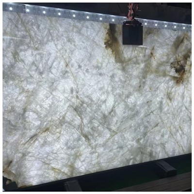 Krystal hvid kvartsit