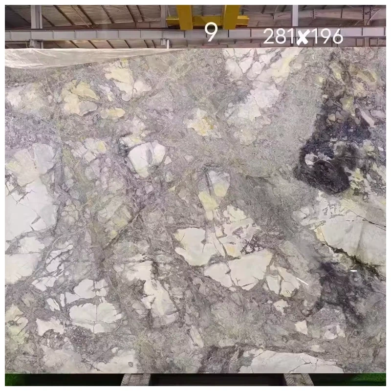 Invisible Grey Marble Slab