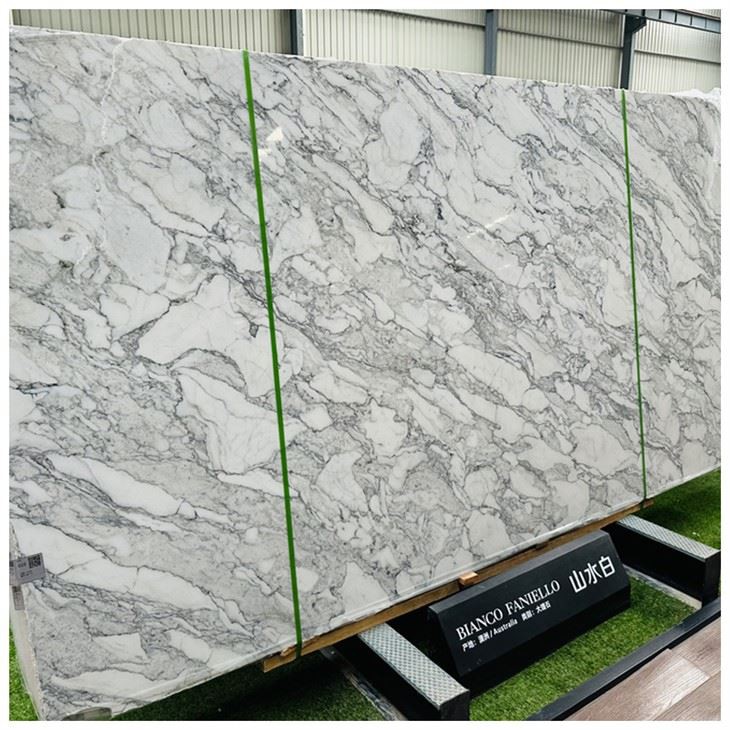 Arabescato Faniello White Marble Slabs