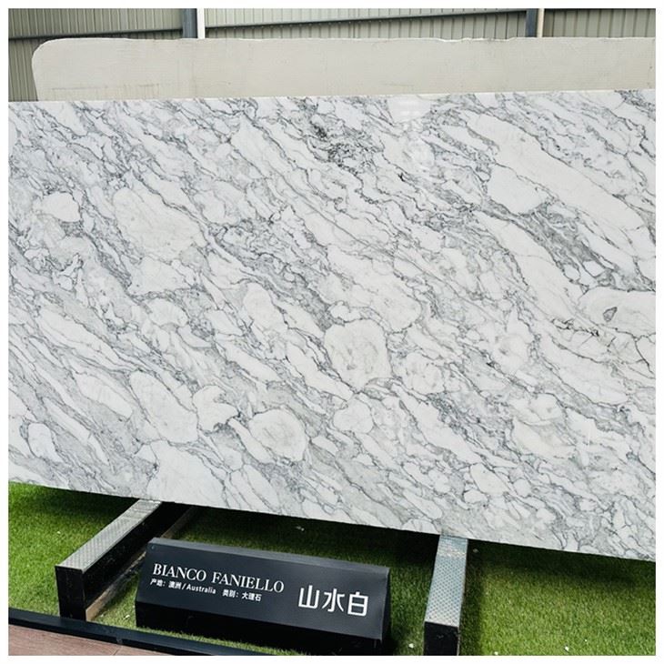 Bianco Faniello White Marble Slabs