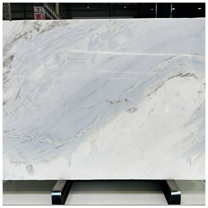 Oyster Blue Marble Slabs