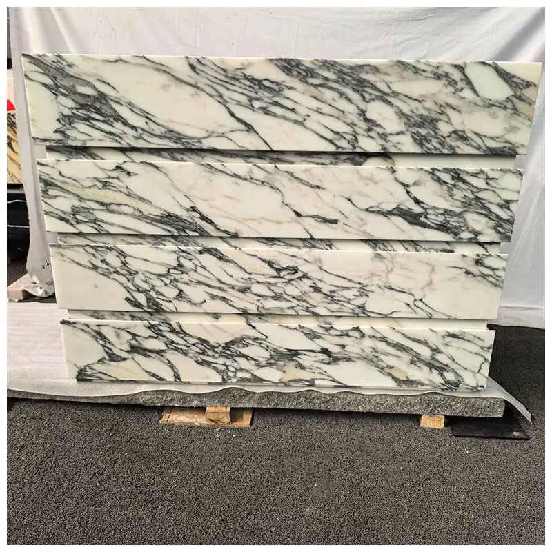 Arabescato Marble Floating Vanity Complete Set