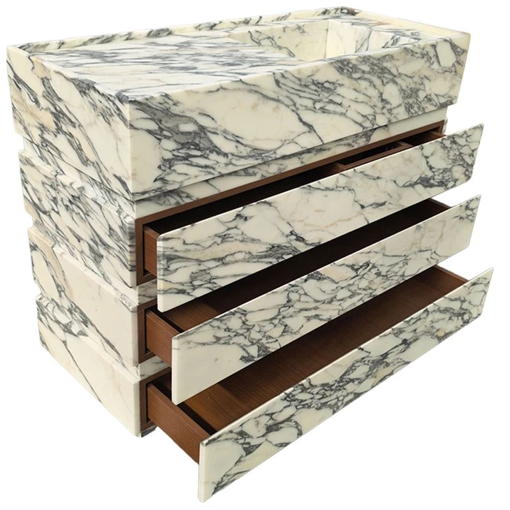 Arabescato Marble Wall-Hung Vanity Tops
