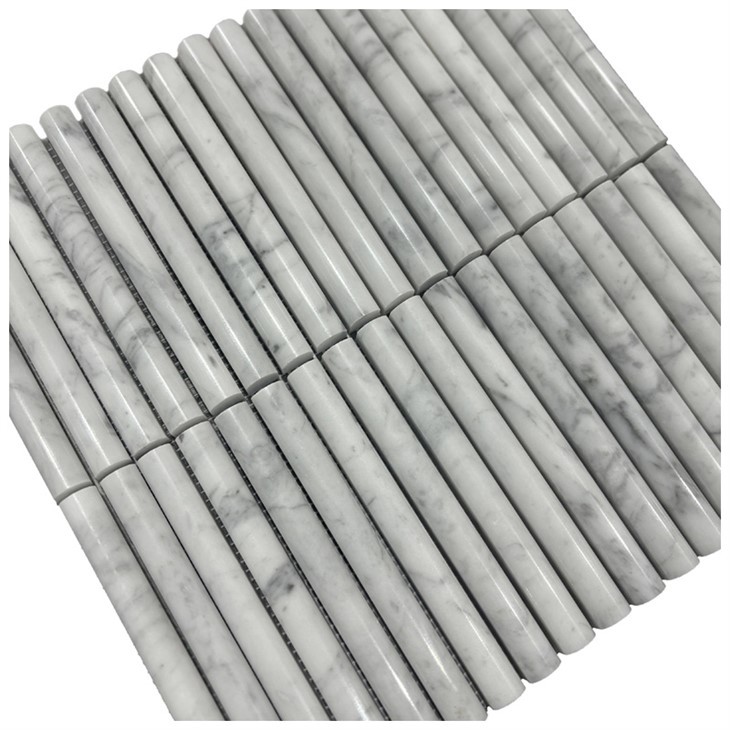Carrara marmor riflede fliser