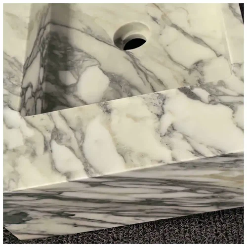 Arabescato White Marble Integrated Vanity Basins Arabescato White Marble Integrated Vanity Basins