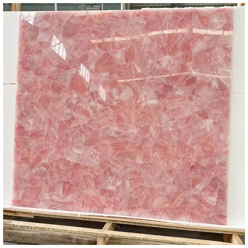 Crystal Rose Quartz Floor Tiles Crystal Rose Quartz Floor Tiles