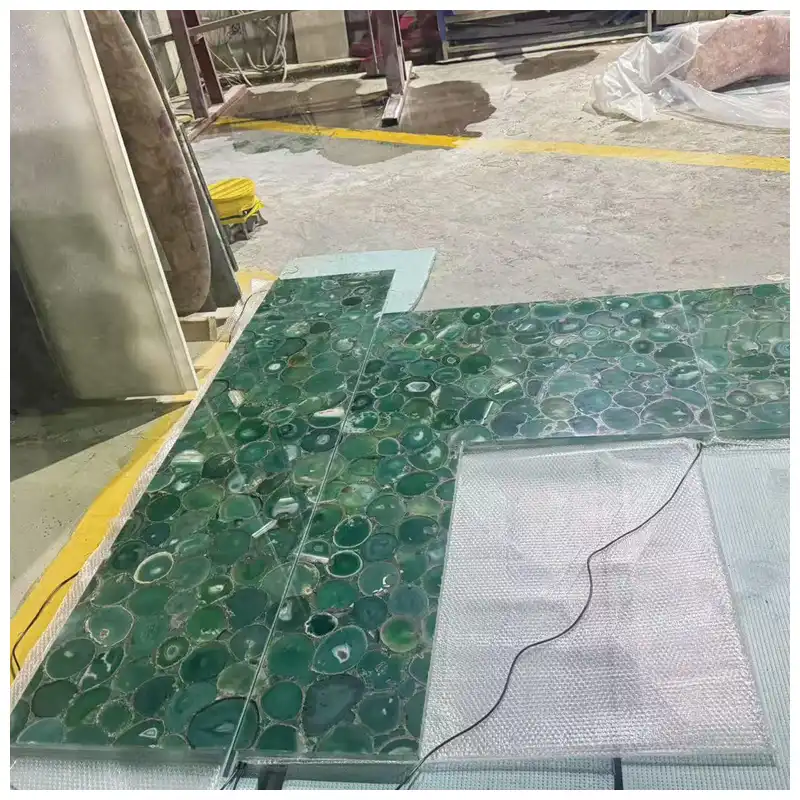 Green Agate Semi-Precious Gemstone Countertops Green Agate Semi-Precious Gemstone Countertops