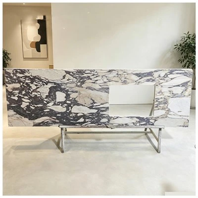 Calacatta Violet Marmor Vanity Toppe