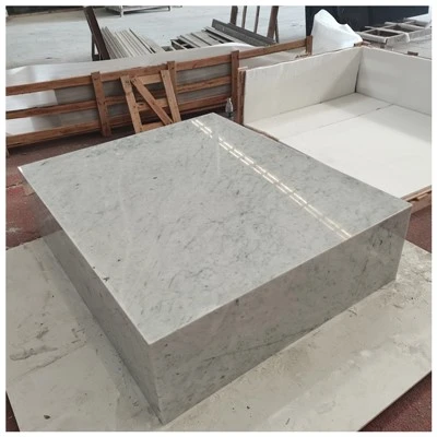 Carrara Marmor Sokkel Sidebord