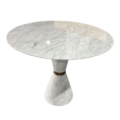 Carrara Marmor rundt sofabord