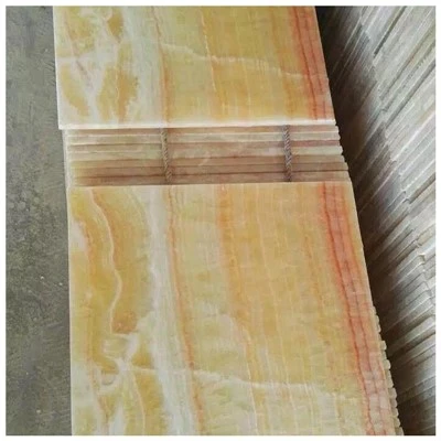 Gul honning Onyx marmorfliser